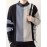 Men's Stylish Stripe Pattern Shirt, Casual Breathable Long Sleeve Crew Neck Top For City Walk Street Hanging Outdoor Activities