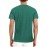 Plus Size Mens Slim Fit Crew Neck Color Block Casual T-Shirt - Soft Slight Stretch Polyester Fabric, Machine Washable, Vintage Style for All Seasons