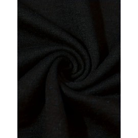 Plus Size Mens Casual Sports Crew Neck Long Sleeve T-Shirts - Soft Medium Stretch Polyester Fabric, Regular Fit, Solid Color, Oversized Tops for Big & Tall Males, Perfect for Spring and Autumn