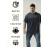Plus Size Mens Ultra-Breathable, Quick-Drying Crew Neck T-Shirt for Sports - Moisture-Wicking, Medium Stretch, Regular Fit, Polyester Fabric - Perfect for Spring and Fall Seasons
